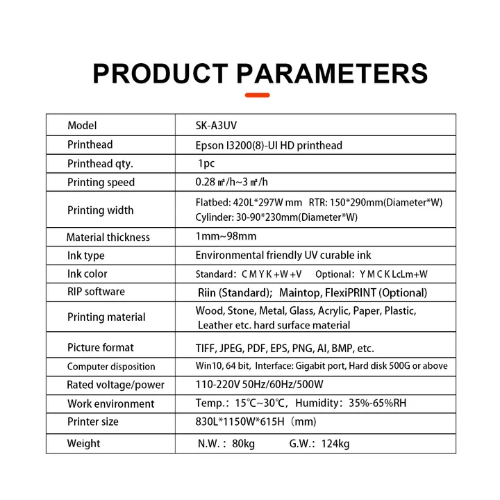 Imprimante UV SK-A3UV